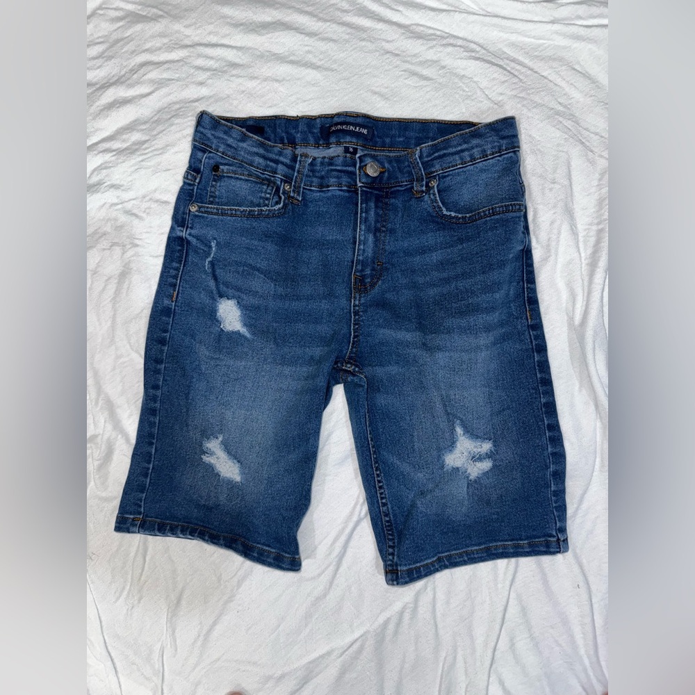 Calvin Klein Jeans Kids Denim Shorts
